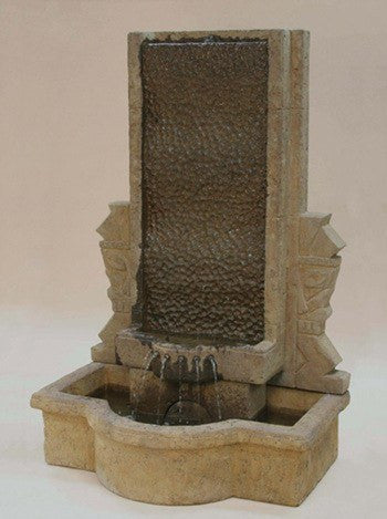 Oceania Cast Stone Wall Outdoor Fountain