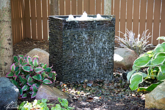 Stacked Slate Wall Fountain Kit 32″ H (81 cm)