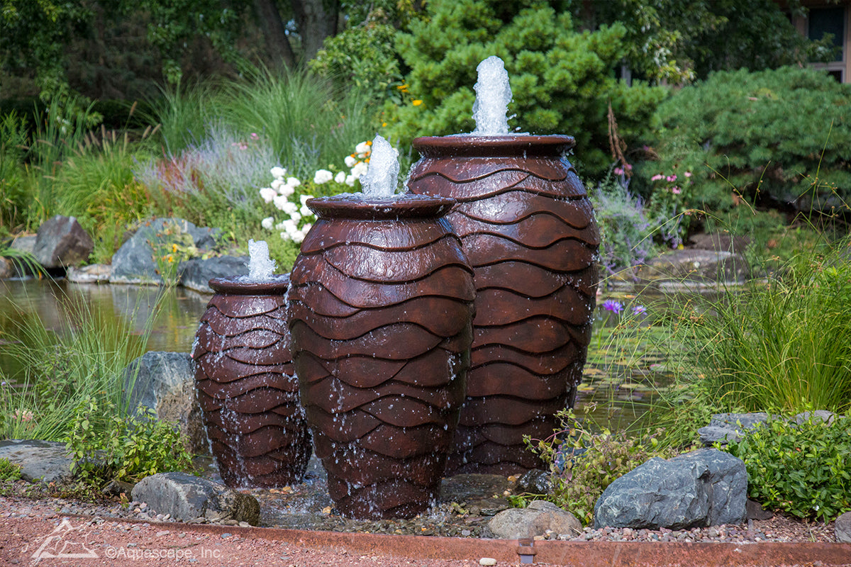 Scalloped Urns